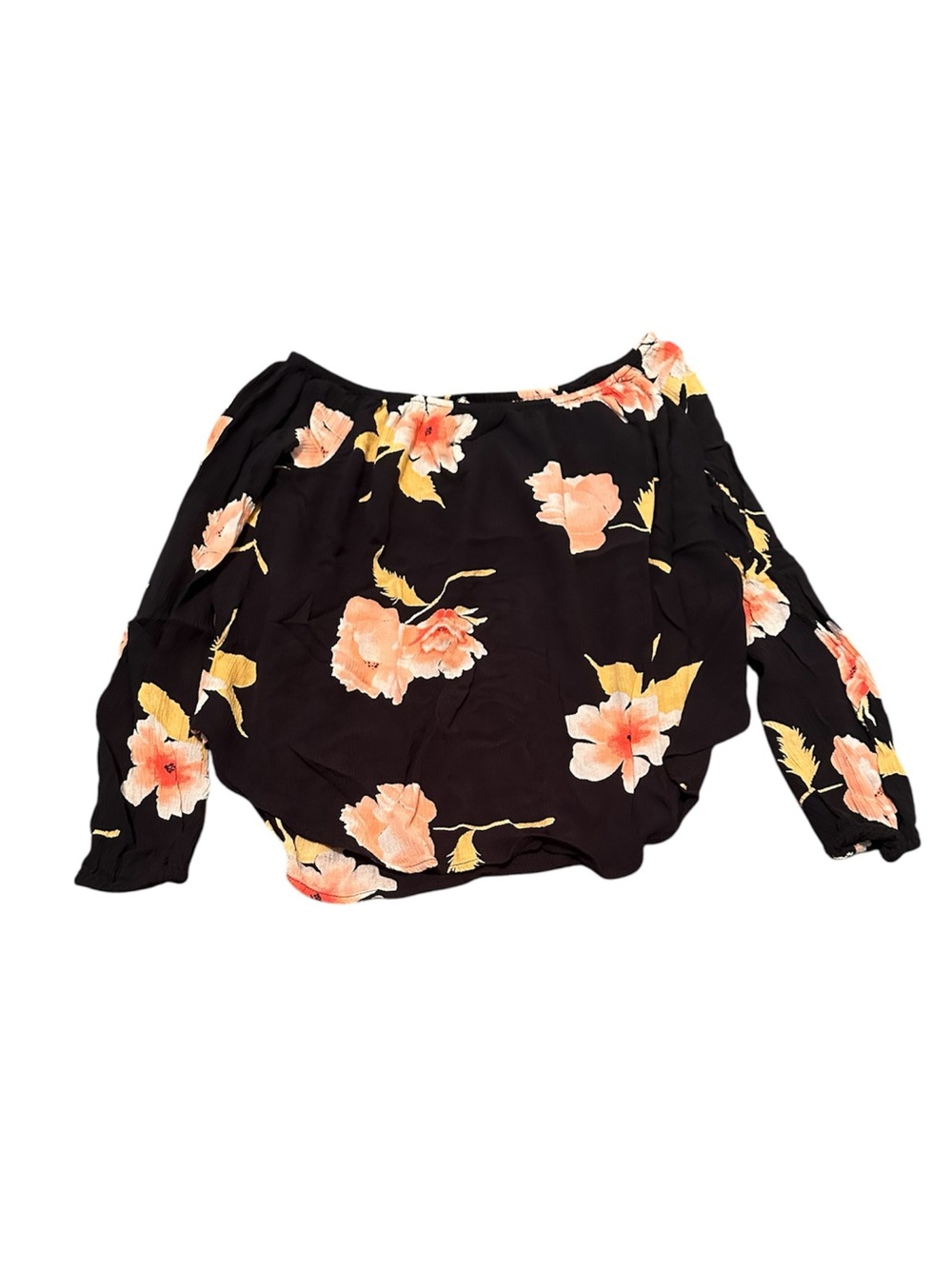 Billabong Off Shoulder Floral Blouse